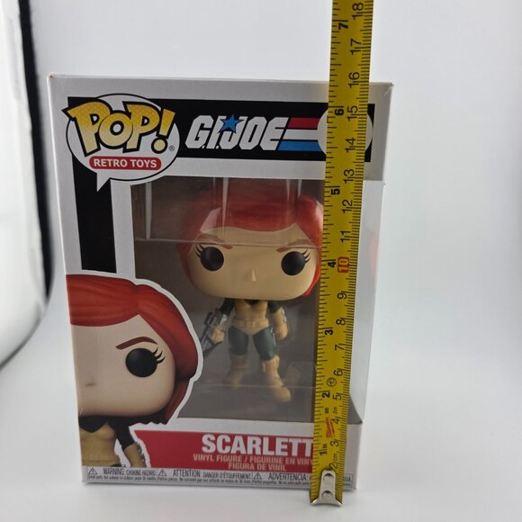 2021 Funko POP! Animation G.I. Joe Scarlett #74 Multicolor Vinyl Figure NEW - Picture 7 of 8